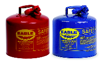 CAN SAFETY METAL 5 GALLON UL/FM APPROVED BLUE - Cans Fire Safe